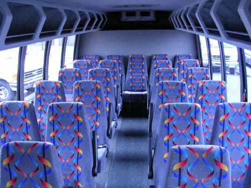 18 Passenger Minibus interior